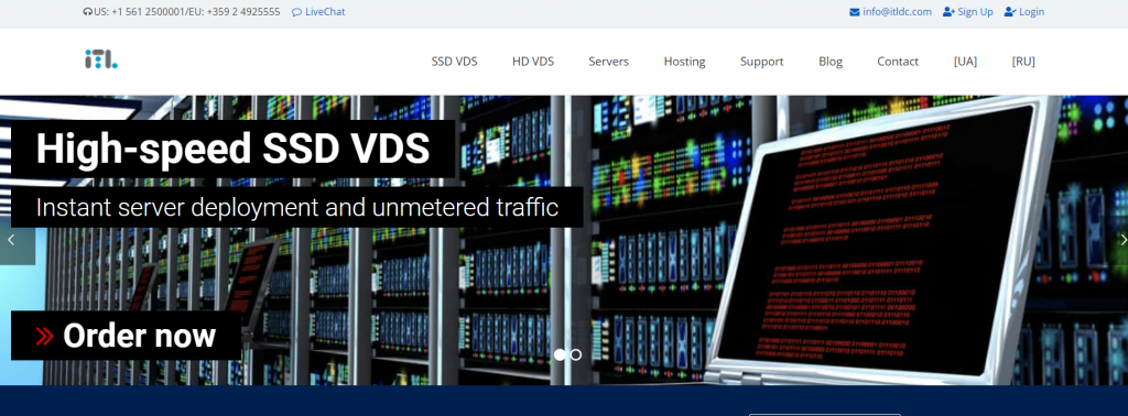 ITLDC大硬盘VPS：1核/512MB内存/100GB硬盘/500GB流量/100Mbps带宽，€2.99/季，可选欧洲/美国/亚洲机房