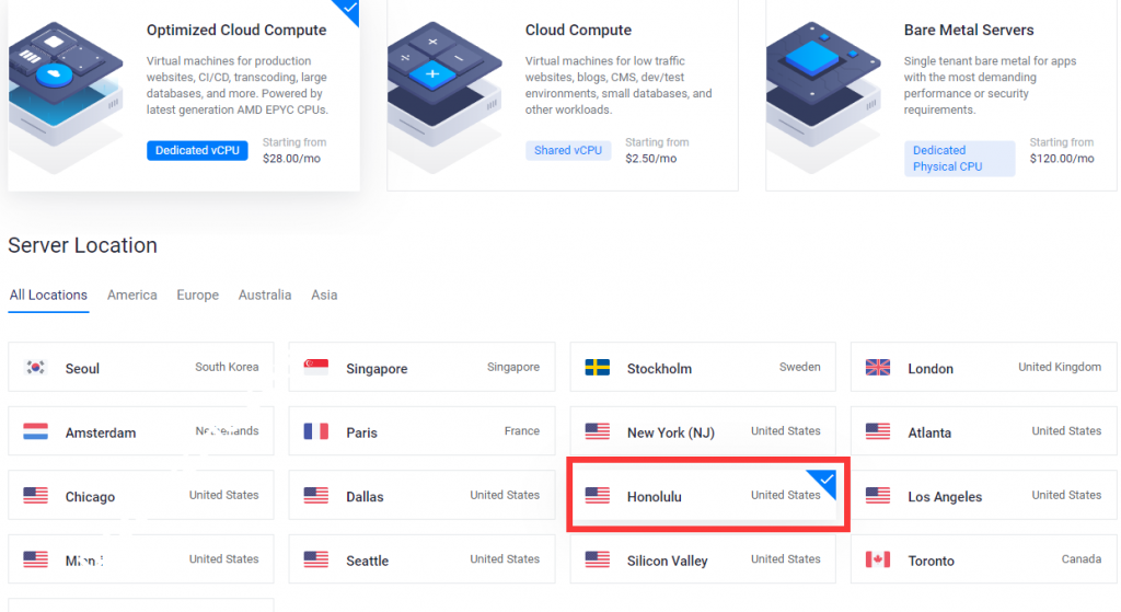 Vultr：新增美国夏威夷檀香山机房，也是其全球第24个数据中心