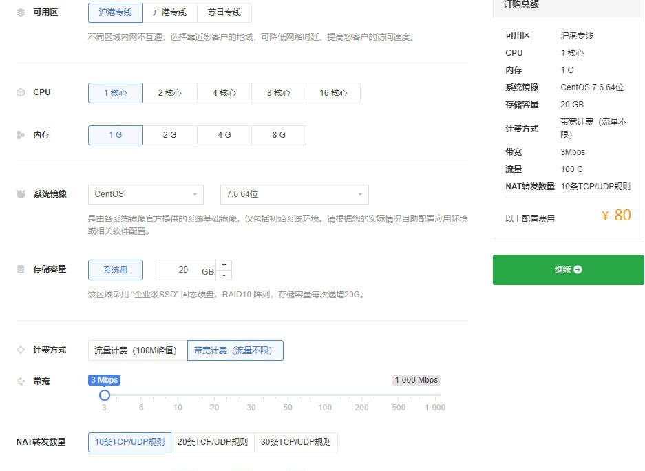 UOVZ咕咕云KVM VPS：100Mbps端口共享IP，沪港专线、广港专线、苏日专线，年付8.3折2年付7折3年付5折