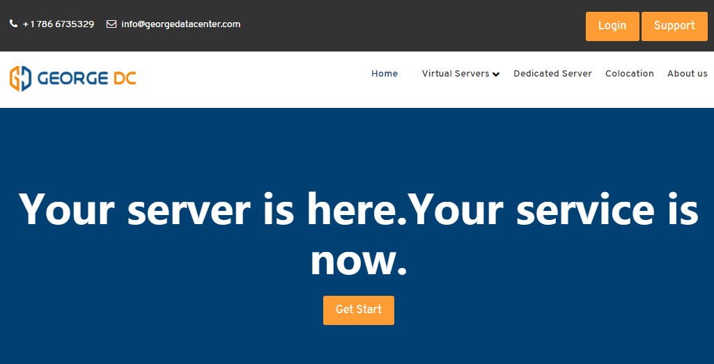 GeorgeDatacenter德国Vmware VPS：$49/年/2核/2GB内存/50GB NVMe空间/2TB流量/10Gbps端口