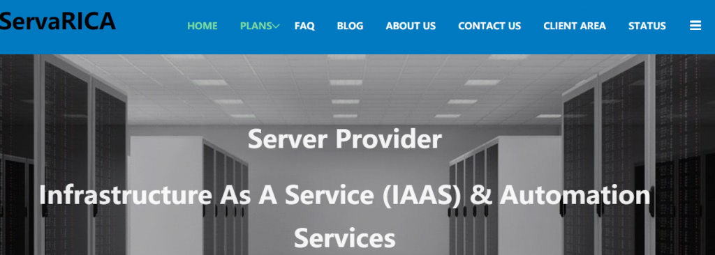 servarica：加拿大VPS，原生IP，不限流量，低至$2/月每1T硬盘（ZFS raidz2）