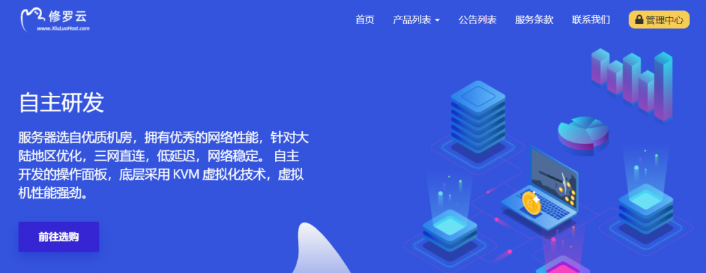 修罗云杭州联通/徐州联通KVM VPS九折促销：1核1G内存10GB SSD空间6TB月流量200Mbps端口独立IP月付306元
