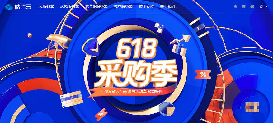 咕咕云618活动：香港轻量200M带宽云服务器256元/年，香港服务器低至88元/年，爆款NAT 1核1G云服务器年付仅需256元