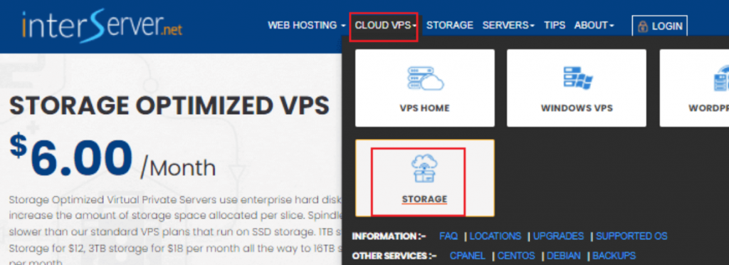 InterServer新增大硬盘存储型VPS，$6/月/2G内存/1核/1T硬盘/2T流量@1Gbps带宽，美国洛杉矶或锡考克斯机房
