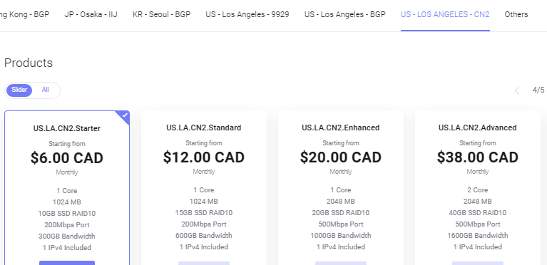 VMISS新增美国洛杉矶CN2 GIA线路VPS，八折优惠中，4.8加元/月起