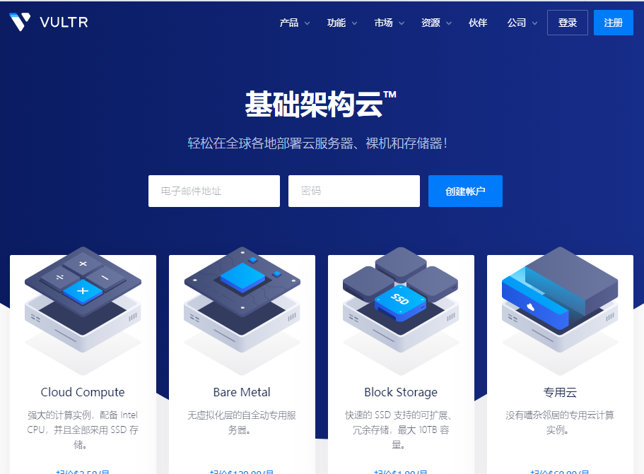 Vultr裸金属服务器Bare Metal：Intel E-2286G，6核32GB，1.9TB SSD硬盘，10TB流量@10Gbps端口，$185/月起