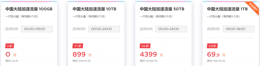 七牛云内容分发网络CDN新客好礼