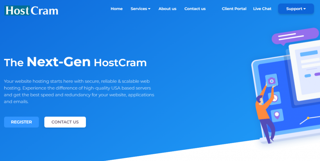 HostCram促销美国达拉斯高频CPU系列VPS，$7/月/1核(i9-11900K)/2G内存/40G NVMe/2T月流量