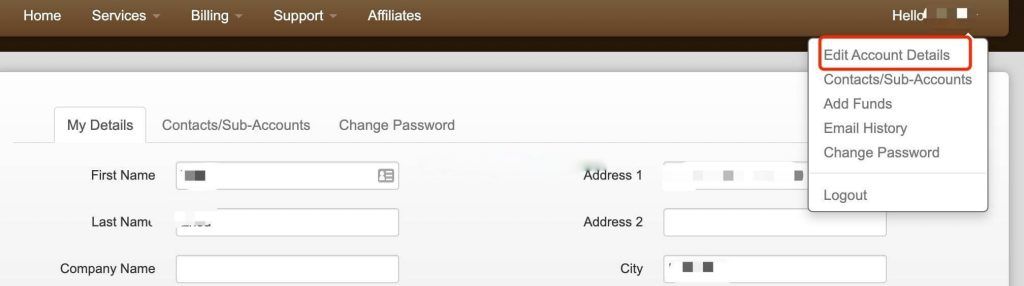 搬瓦工BandwagonHost注册邮箱（Email Address）查看与修改教程分享
