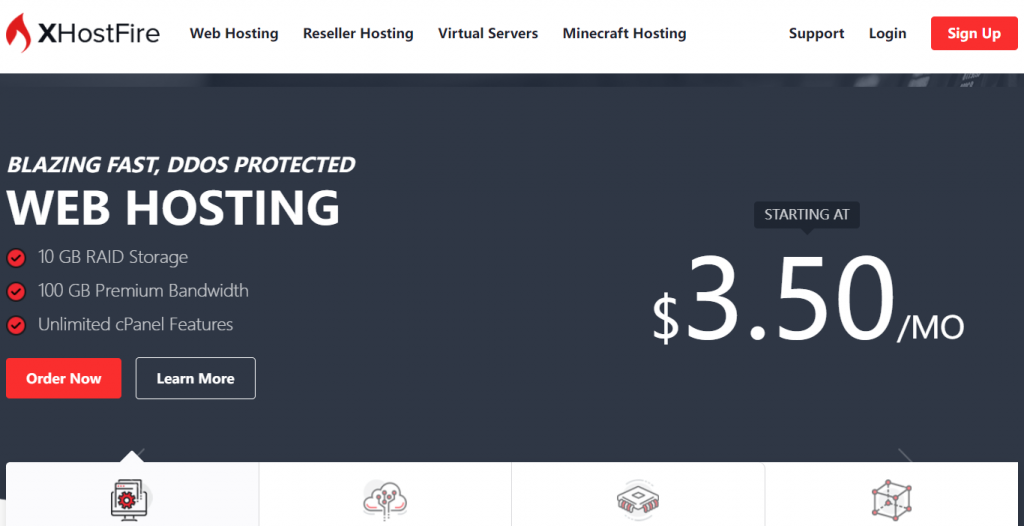XHostFire：$7/月/768MB内存/10GB SSD空间/750GB流量/1Gbps端口/KVM/韩国KT/伯力/新西伯利