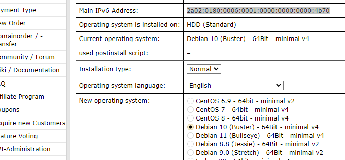 EUserv德国永久免费VPS主机申请与使用-纯IPv6 VPS主机连接管理与应用