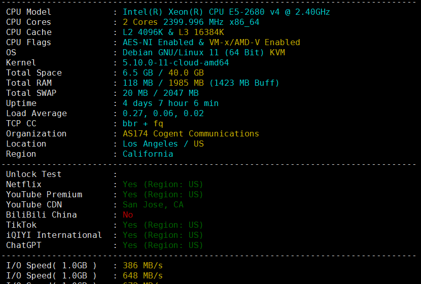 Lisahost丽萨主机怎么样？Lisahost美国AS4837线路VPS（原生IP/双ISP IP）简单测评分享