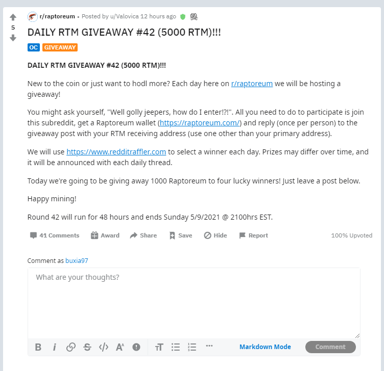 Raptoreum（RTM）挖矿教程，一个难度低产出高，适合所有电脑或云服务器，有CPU就能挖的币种