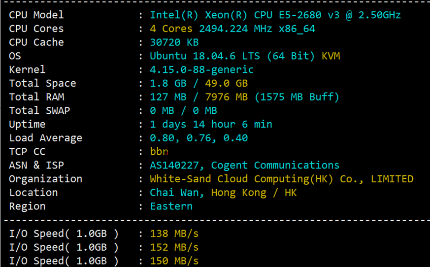 华纳云：美国/香港云服务器，低至2.8折，368元/年，OpenStack+CN2网络，独立服务器永久价688元，不限流，文内有测评信息