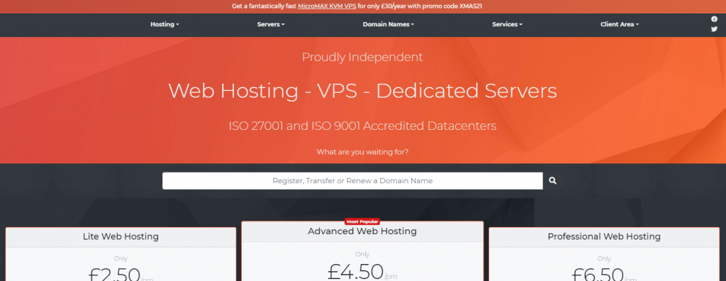Stratagem英国KVM VPS：£30/年/2核/2GB内存/30GB SSD空间/10TB流量/1Gbps端口