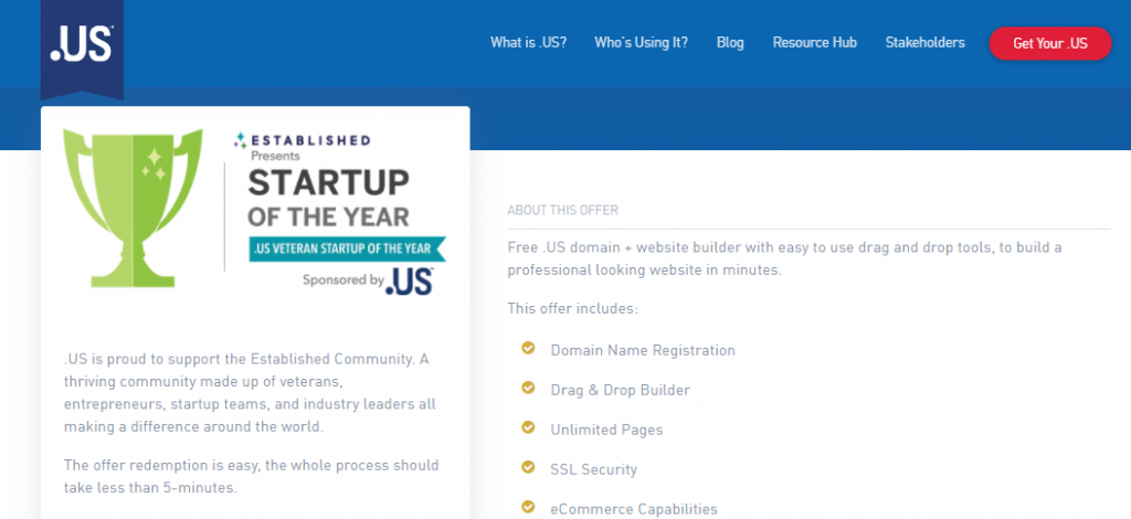 about.us社区联合域名服务商porkbun推出.us后缀首年免费注册活动