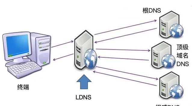 LDNS会从根DNS问起