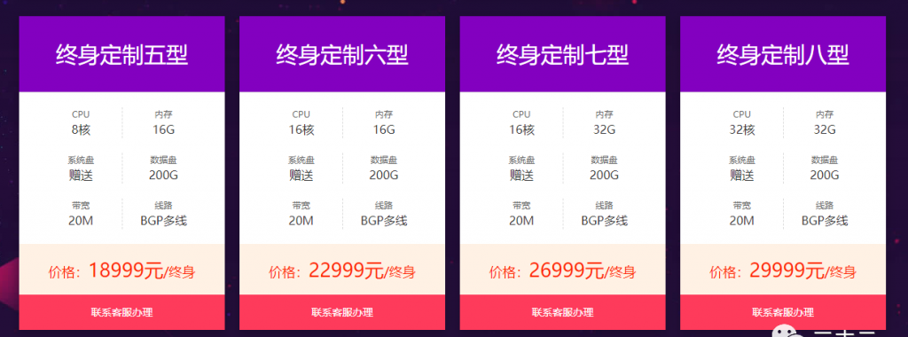 三丰云二十年大庆32核32G终身免费云服务器领取入口
