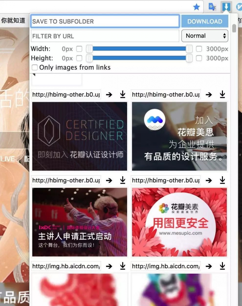 Image Downloader Chrome