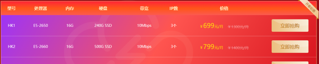 华纳云2021春节不打烊活动：香港/美国云服务器CN2 GIA线路2年付4.4折3年付3.9折