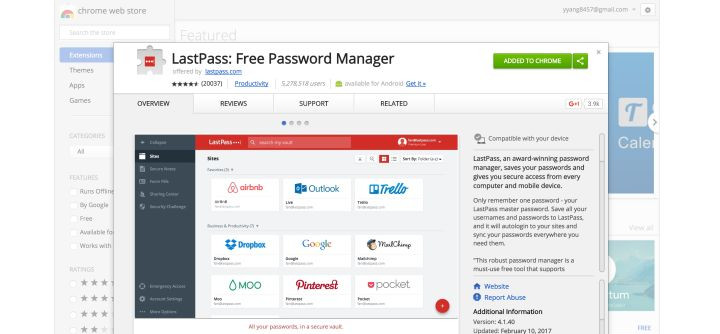LastPass：密码管理软件