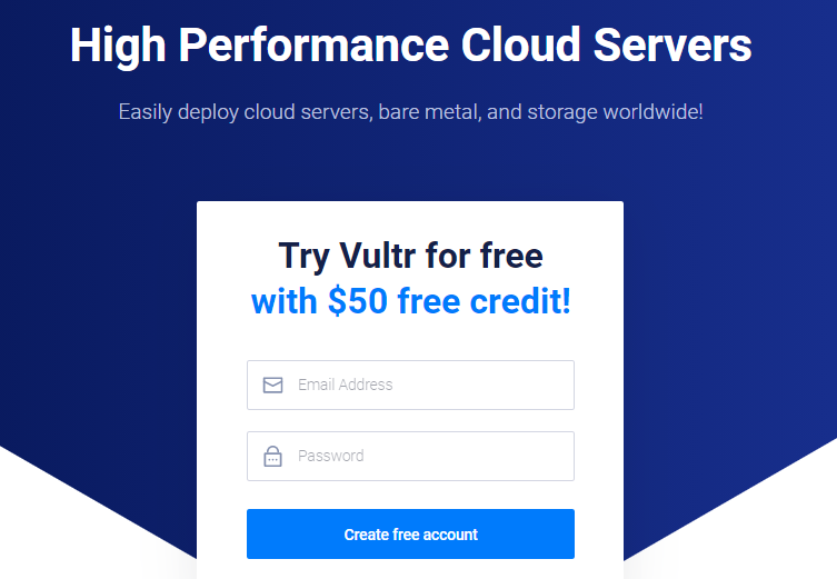 Vultr新用户注册获赠$50或$100 账户余额方法附Vultr便宜vps方案整理